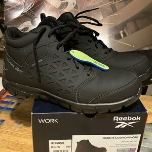 Reebok Sublite Cushion Work Boots Size 9M